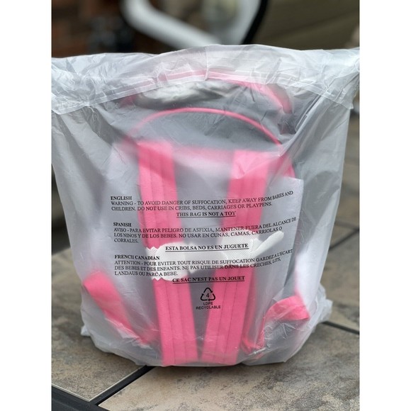 Sanrio Kuromi Heart Eyes Figural Mini Backpack Faux Fur 3D Ears Sealed In A Bag - Picture 7 of 11